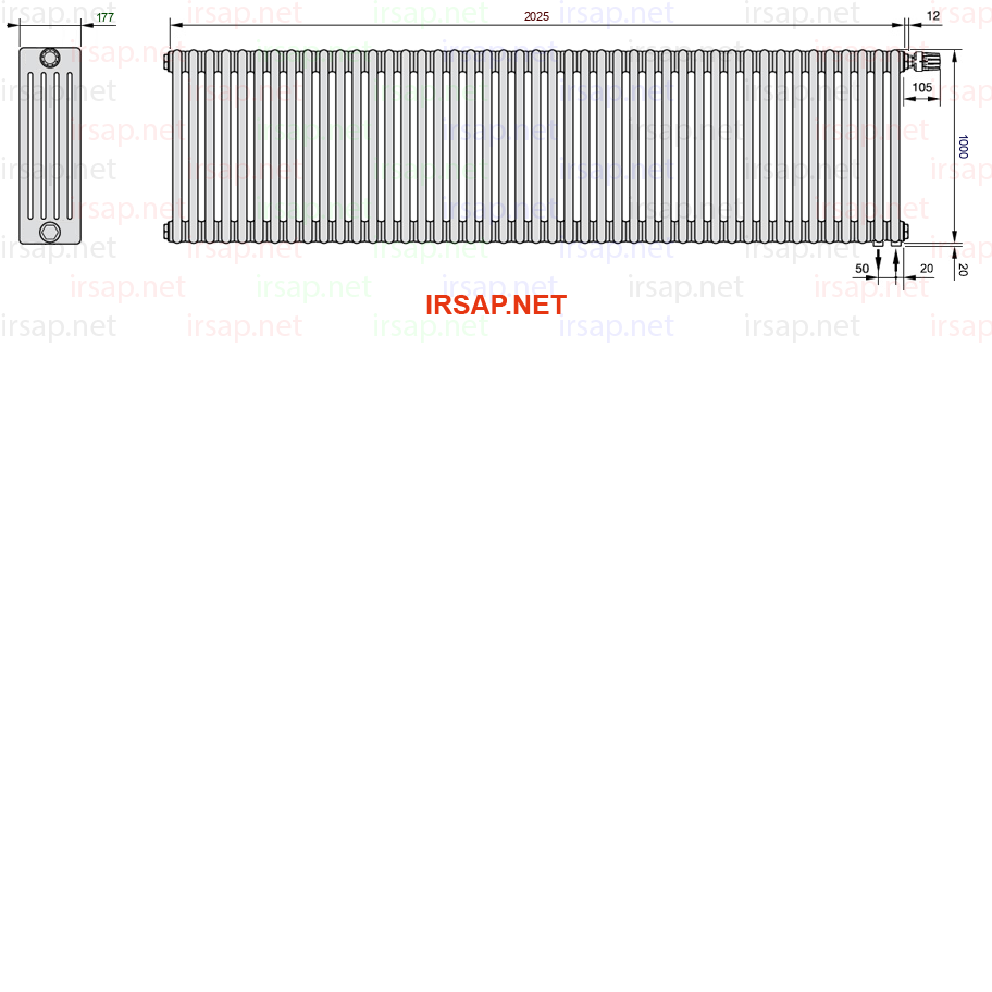 Радиатор IRSAP Tesi 51000/45 T25 CL 01